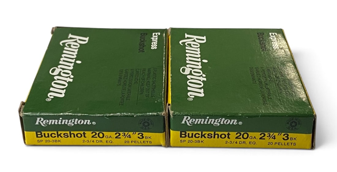 NIB 10rds. of 20 GA. 2-3/4” 3BK 20 Pellets Remington BUCKSHOT Defense Ammunition: See Photo