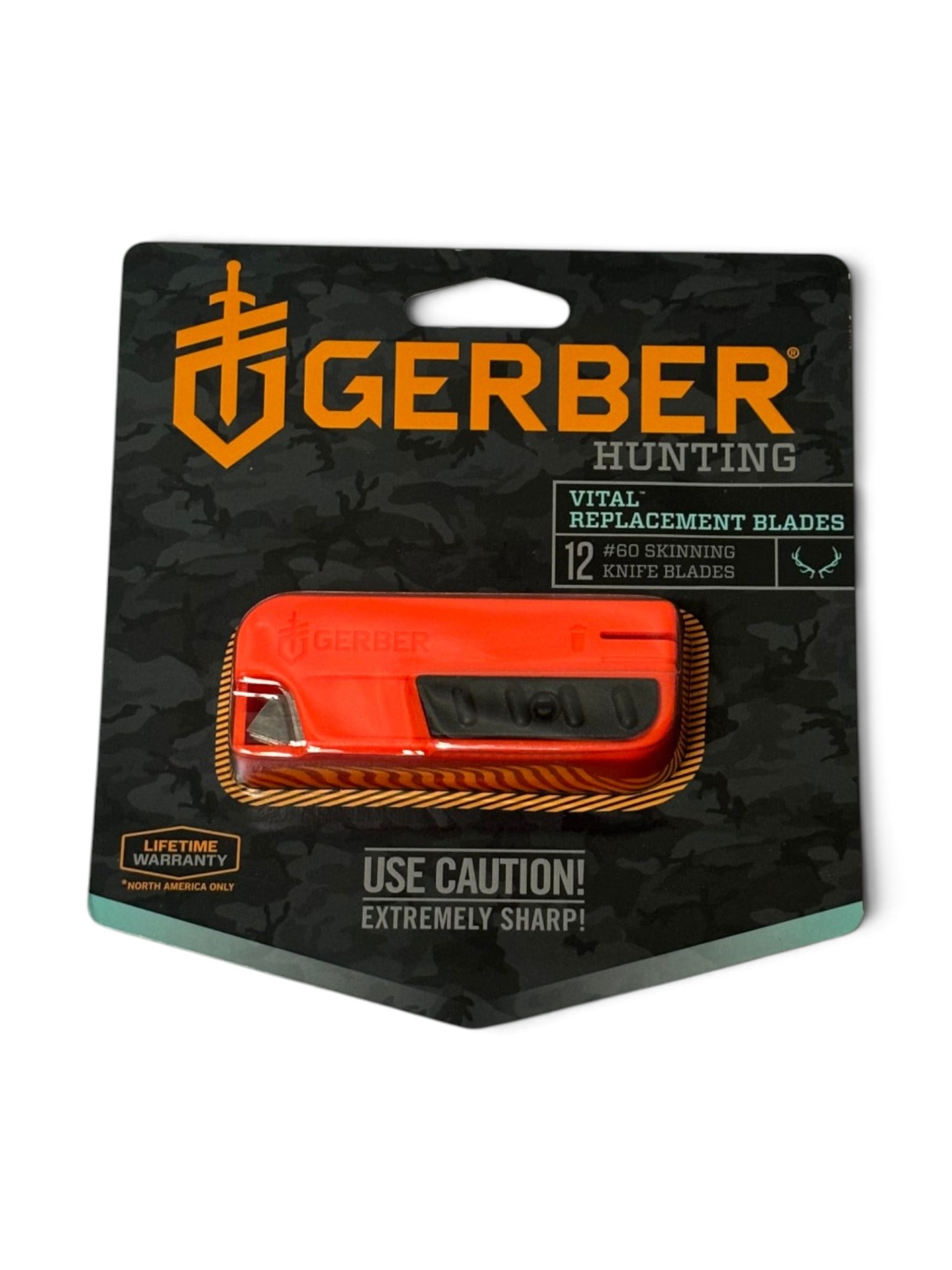 NIB Gerber Hunting Vital Big Game Folding Knife with Replacement Blades - 4