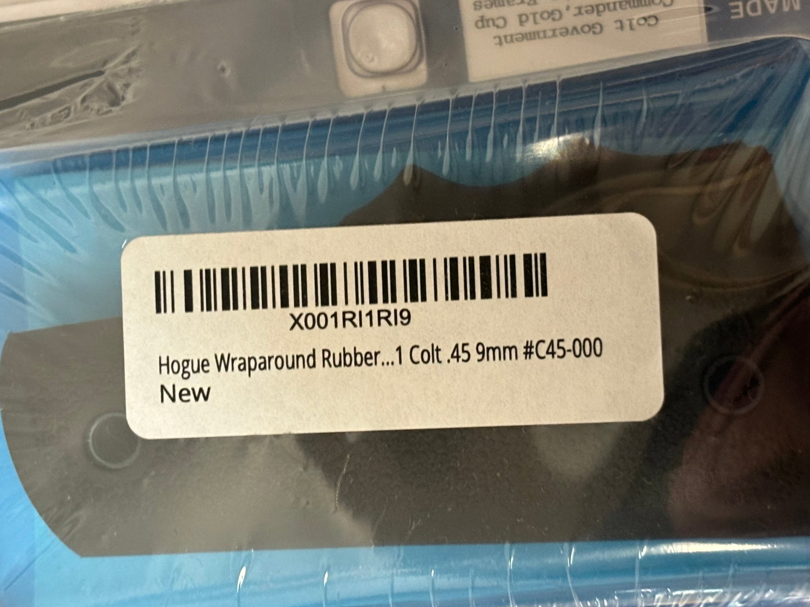 (3) NIB Hogue Wraparound Rubber Colt .45/9mm Pistol Grips - 3