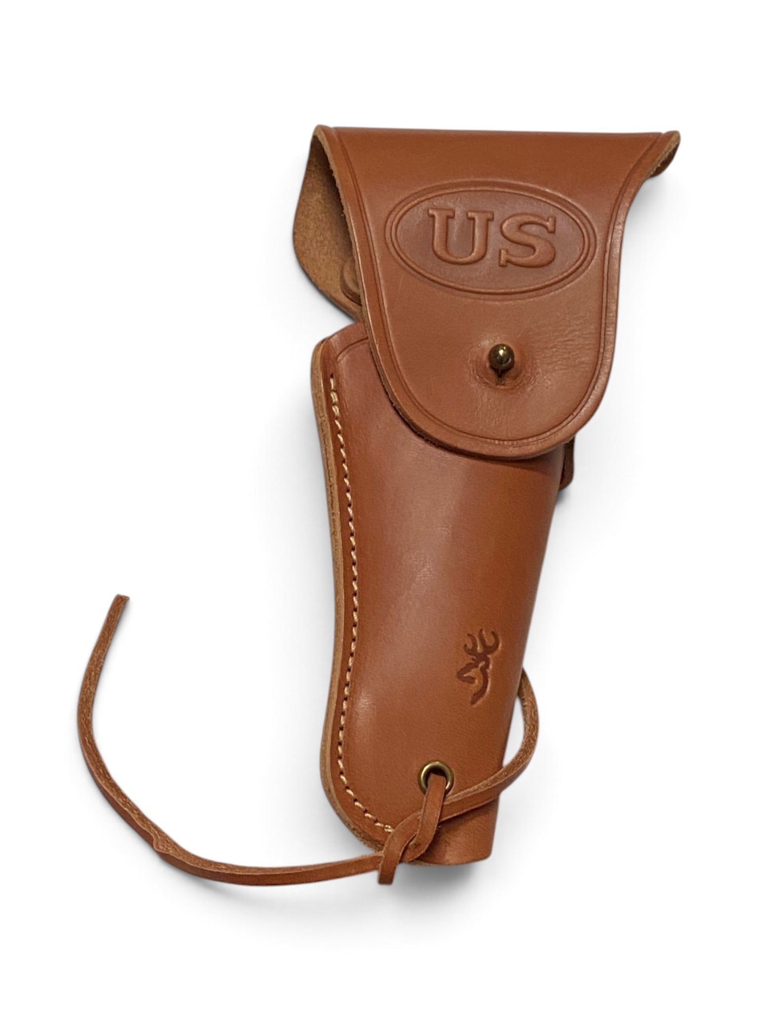 Browning Leather Revolver Holster with US Stamp: See Photo(s)