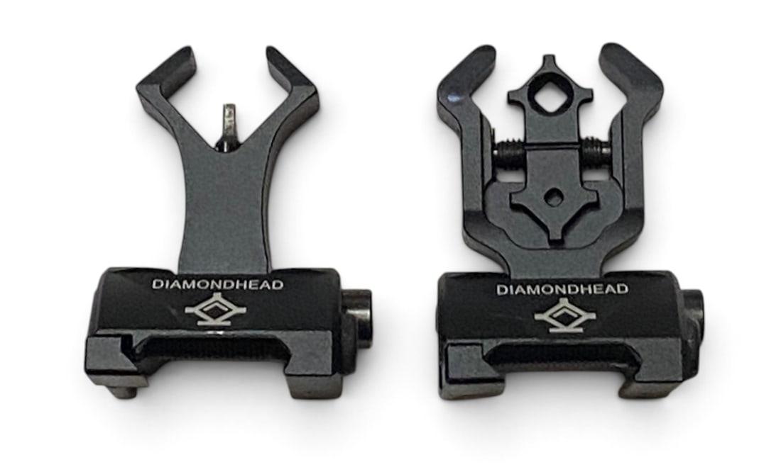 Diamondhead Metal Flip-Up Iron Sights: See Photo(s)