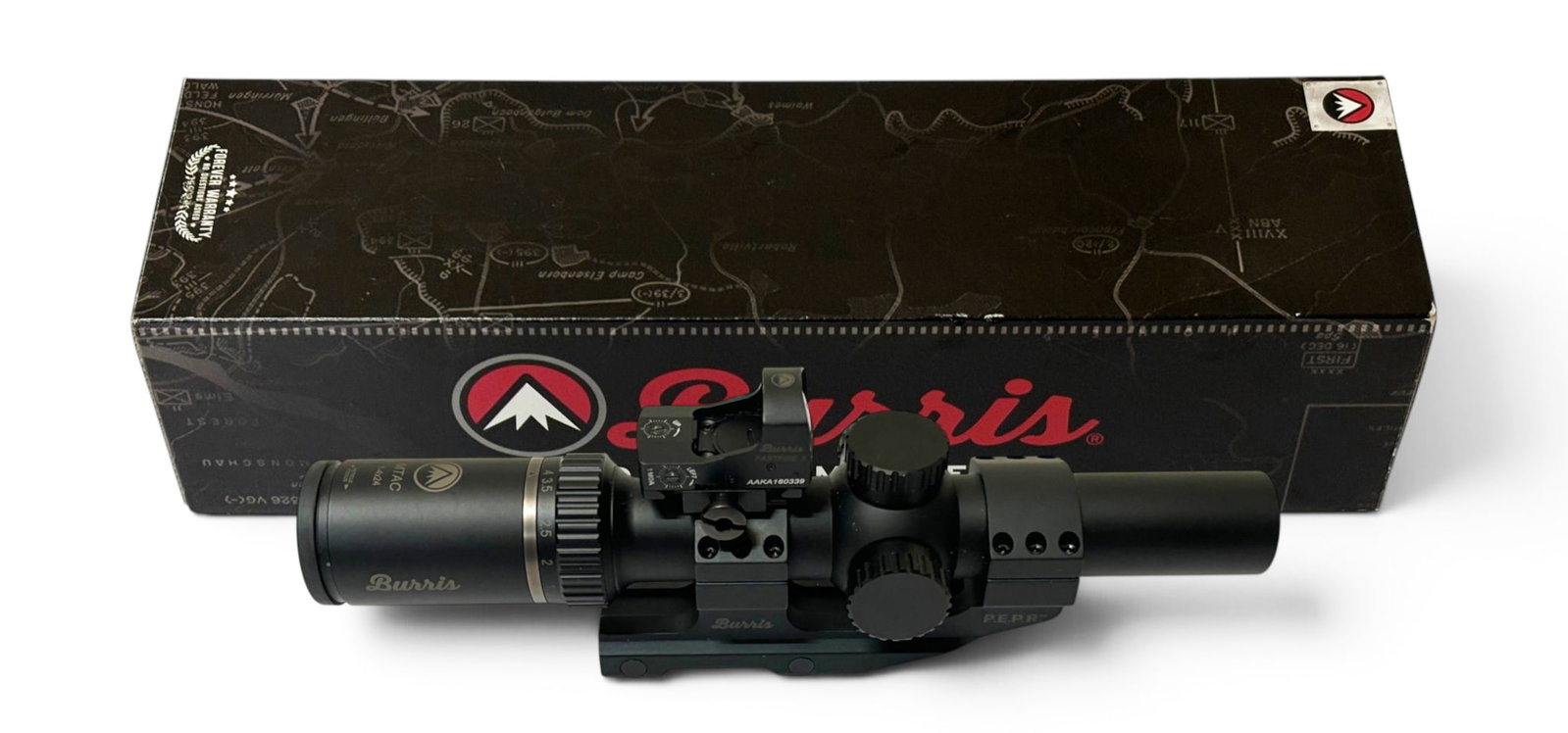 NIB Burris MTAC 1-4x24mm Illuminated Ballistic CQ Scope with FastFire III RMR and AR-P.E.P.R. Mount: Item# 200437-FF | Optics are clear, Red Dot works. Nice Setup!