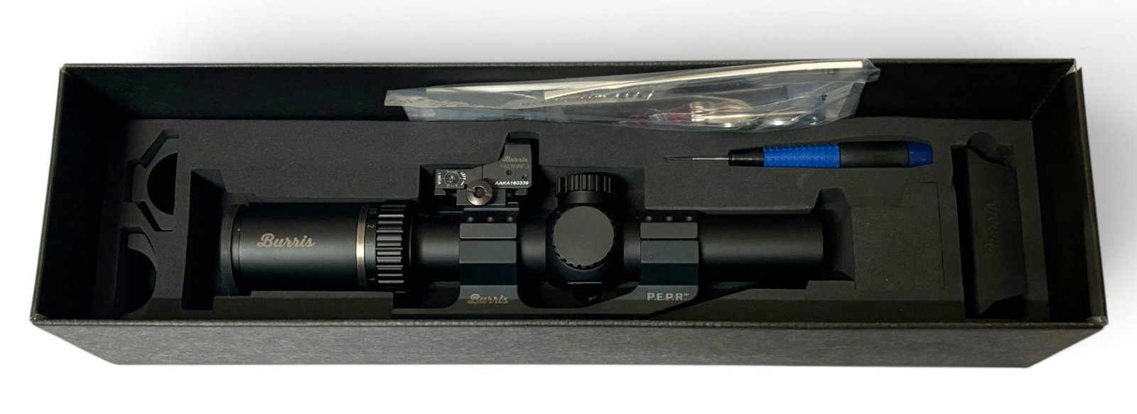 NIB Burris MTAC 1-4x24mm Illuminated Ballistic CQ Scope with FastFire III RMR and AR-P.E.P.R. Mount - 3
