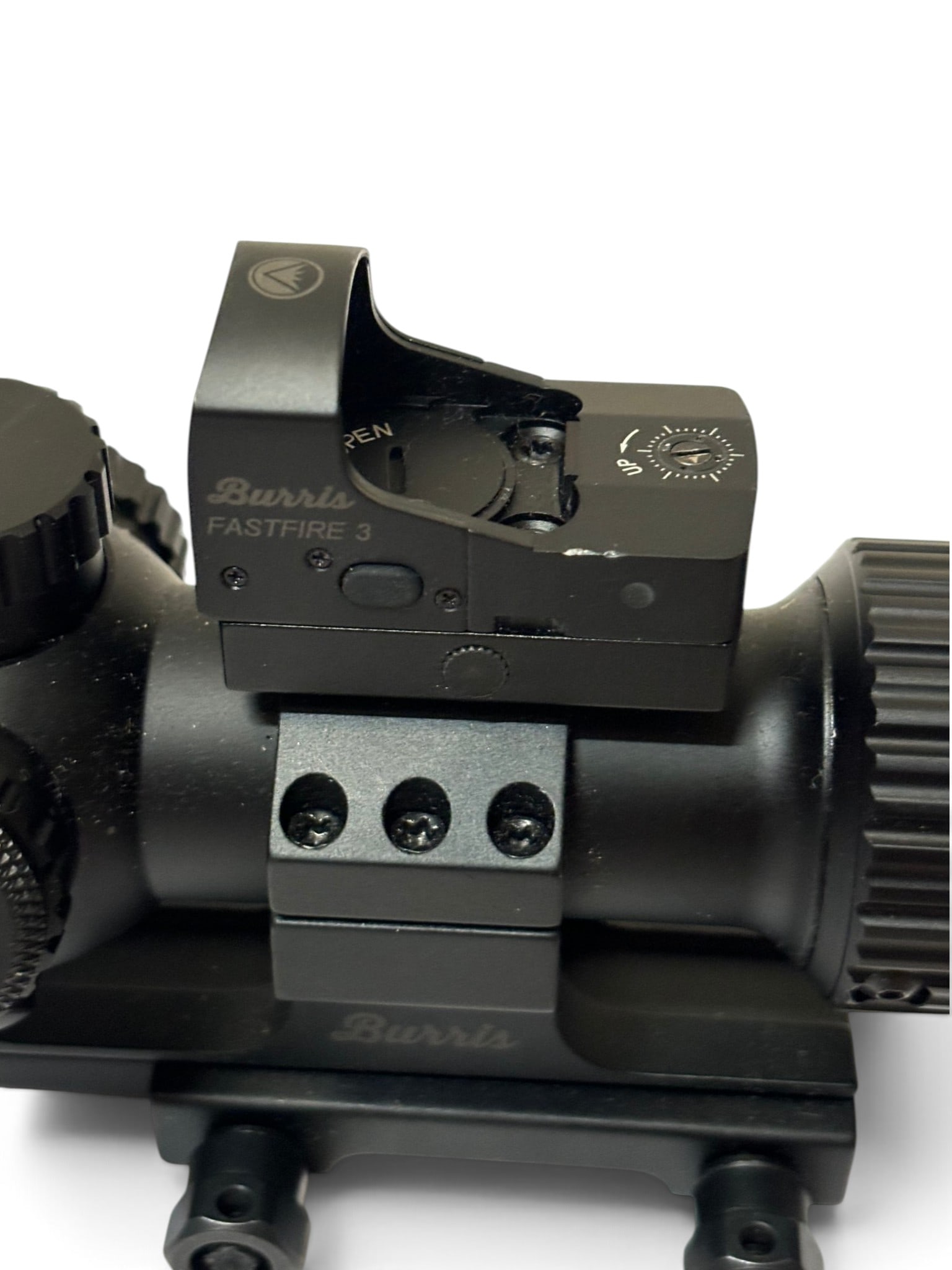 NIB Burris MTAC 1-4x24mm Illuminated Ballistic CQ Scope with FastFire III RMR and AR-P.E.P.R. Mount - 6