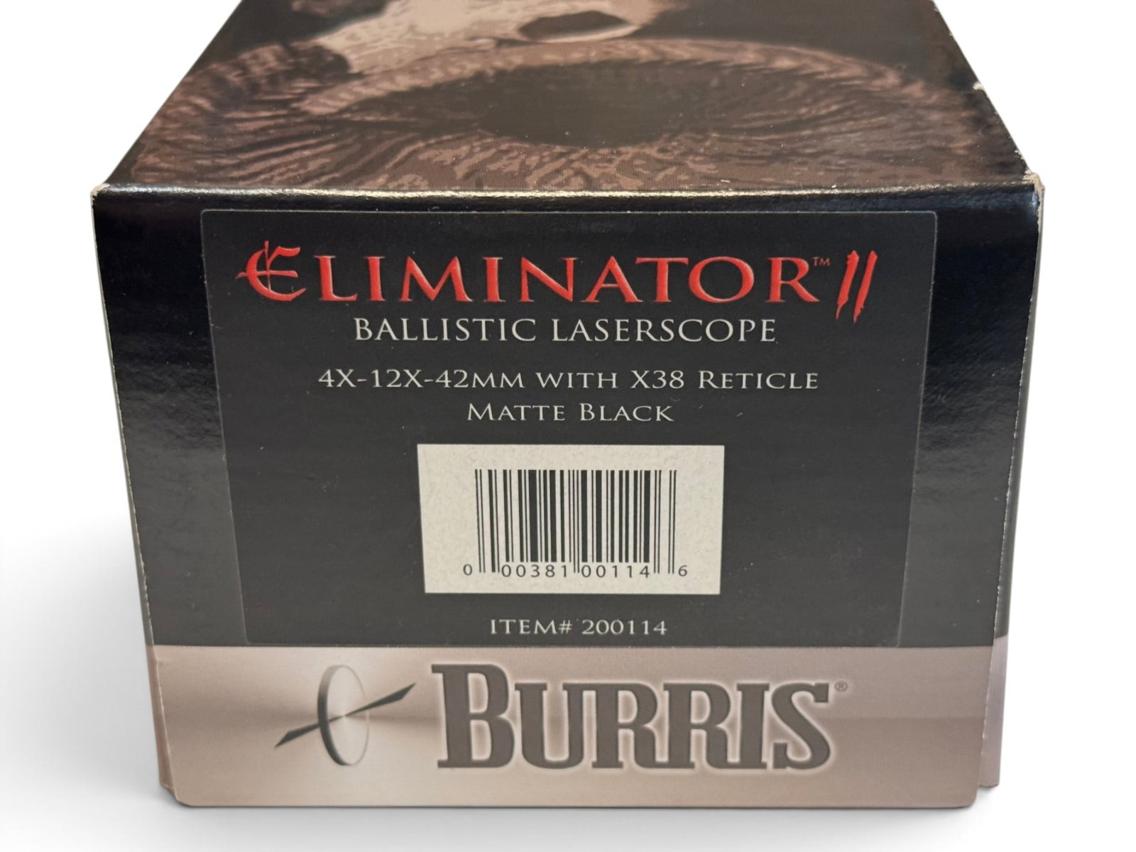 LNIB Burris Eliminator II 4-12x42mm X38 Reticle Ballisitc Laser Scope - 3