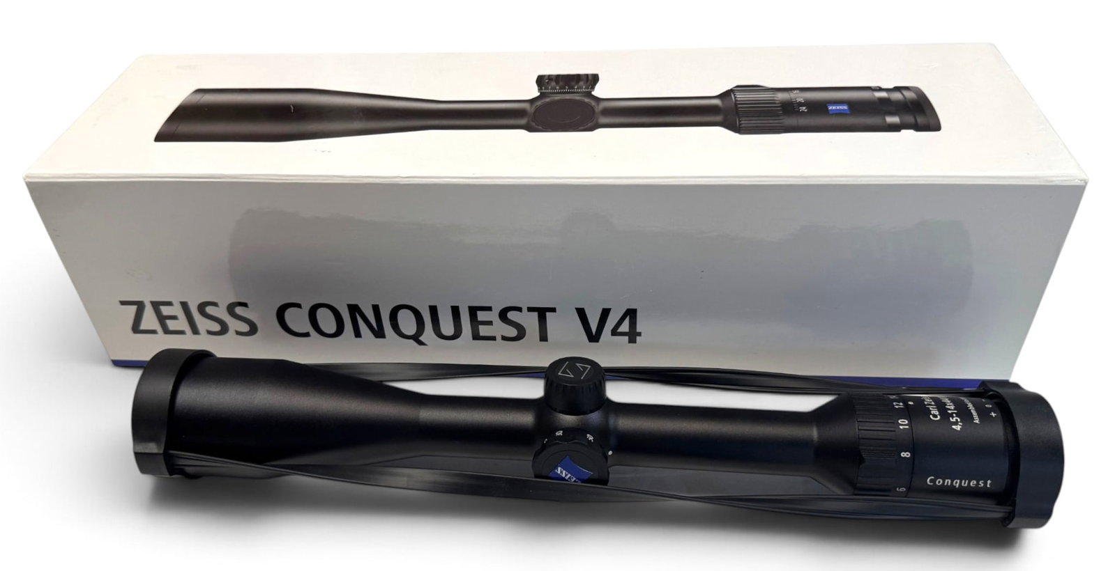 Excellent Zeiss Conquest 4.5-14x44 MC 30mm Scope w/ Lens Covers (1 of 12)