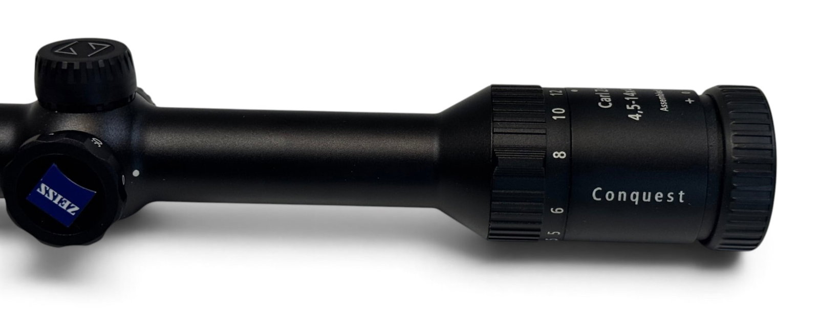 Excellent Zeiss Conquest 4.5-14x44 MC 30mm Scope w/ Lens Covers - 8