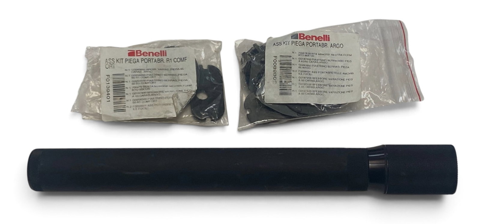 (2) Benelli R1 Assembly Kits/Spacers and Briley Benelli Nova Magazine Tube: See photos for what’s all here. Possibly for lot 98, the R1 Endurance Rifle.