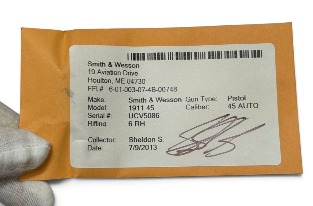 LNIB Smith & Wesson SW1911 E-Series .45 ACP Stainless 5” Pistol in Original Box  - 6