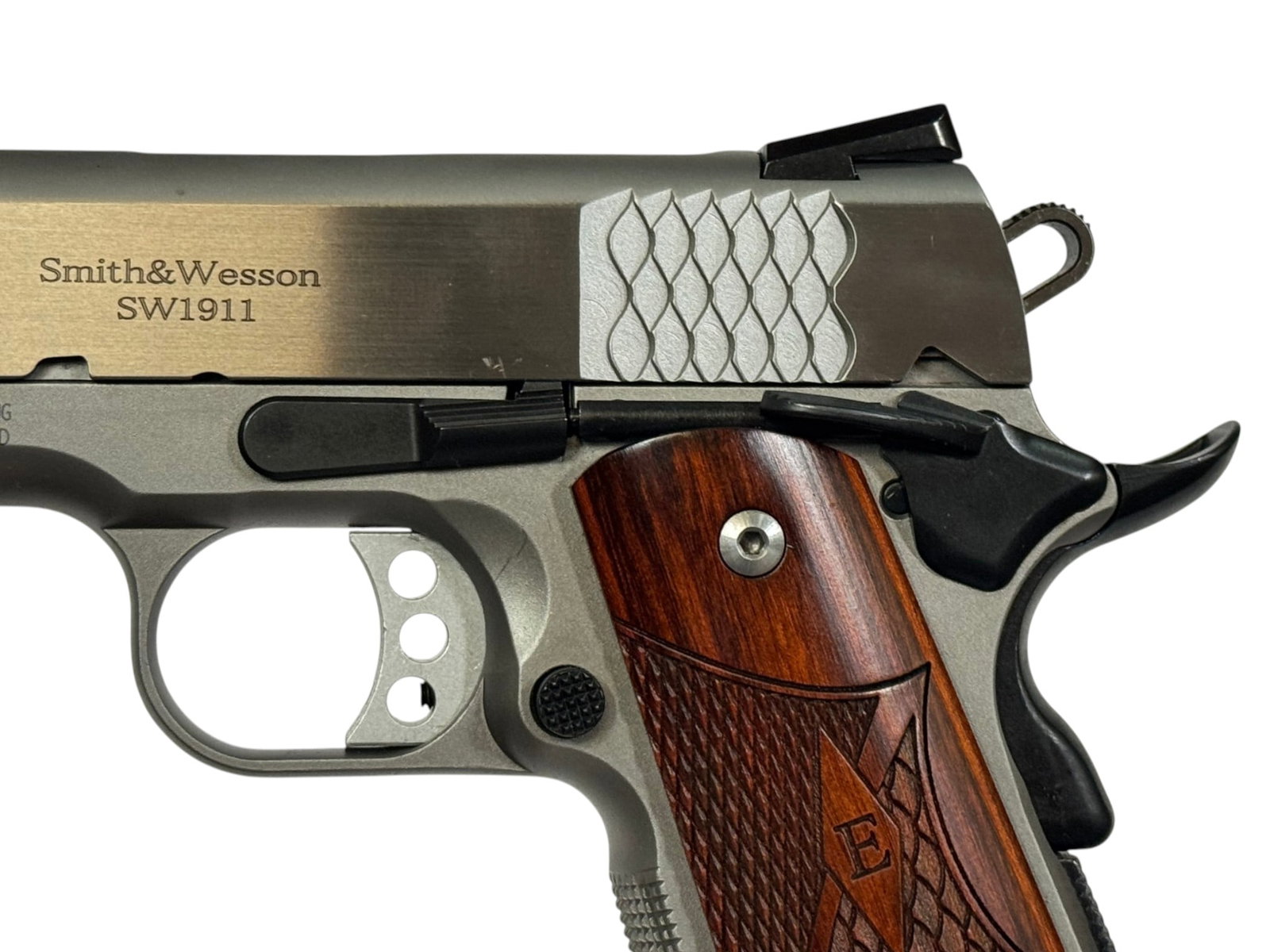 LNIB Smith & Wesson SW1911 E-Series .45 ACP Stainless 5” Pistol in Original Box  - 7