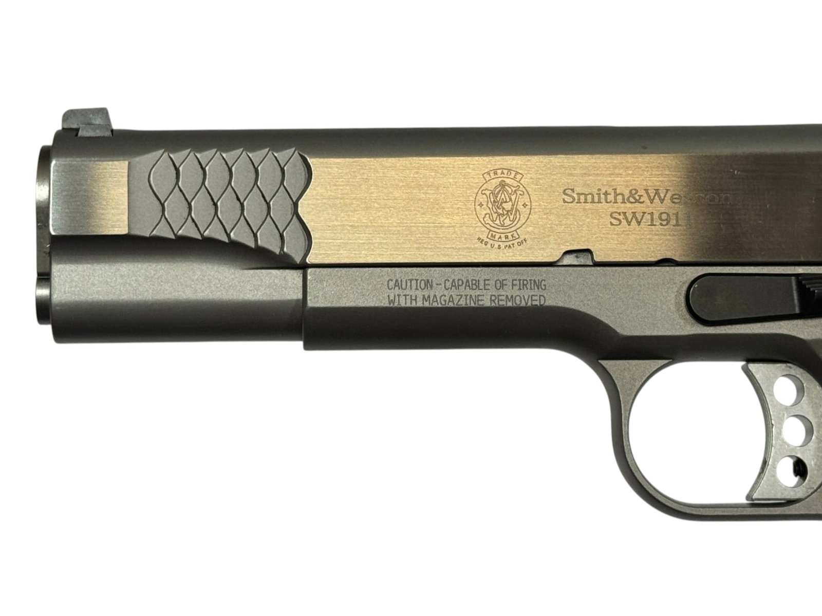 LNIB Smith & Wesson SW1911 E-Series .45 ACP Stainless 5” Pistol in Original Box  - 8