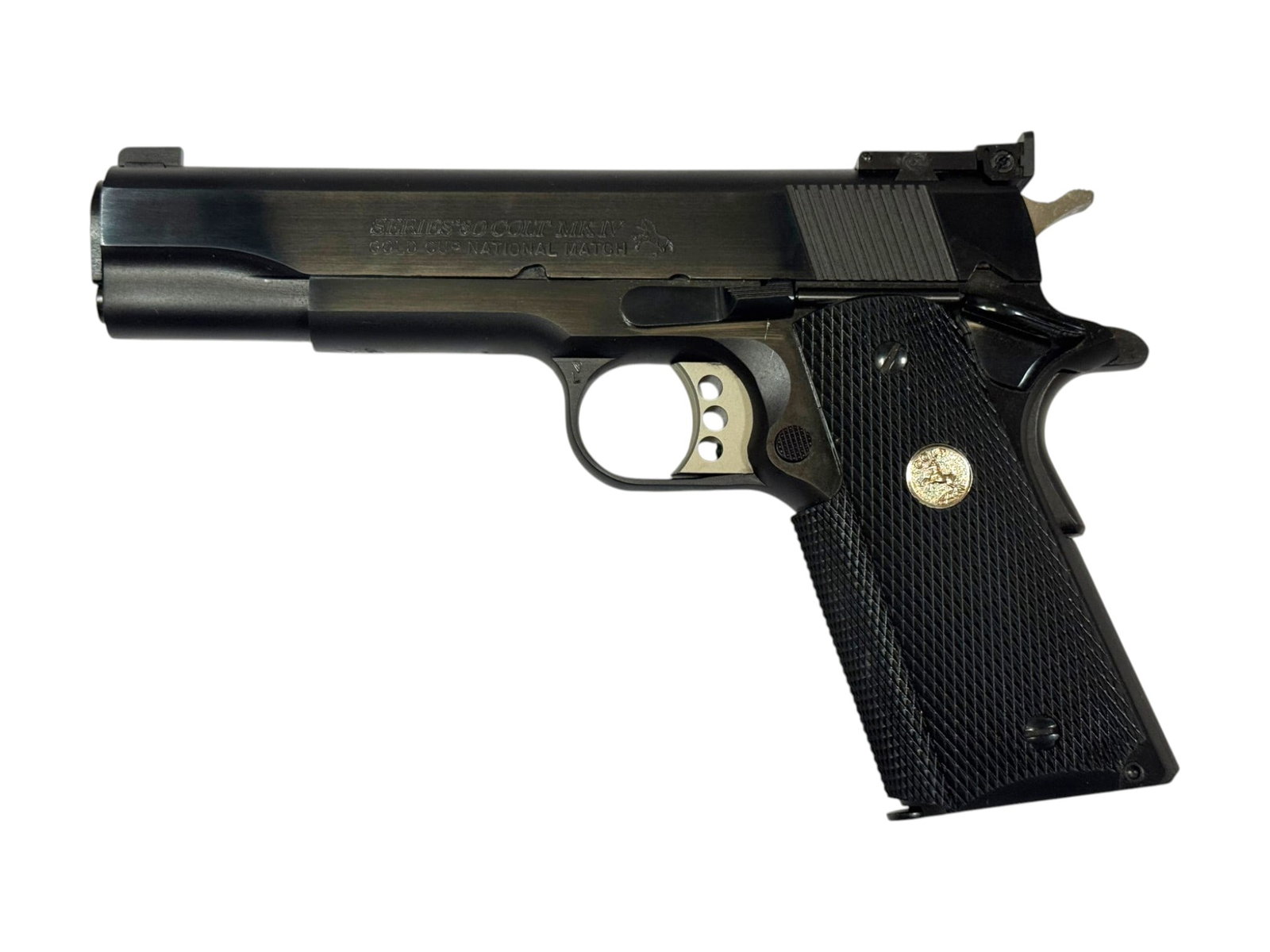 LNIB Colt 1911 National Match Gold Cup Series 80 .45 ACP Pistol w/ Original Box & 3 Mags - 2