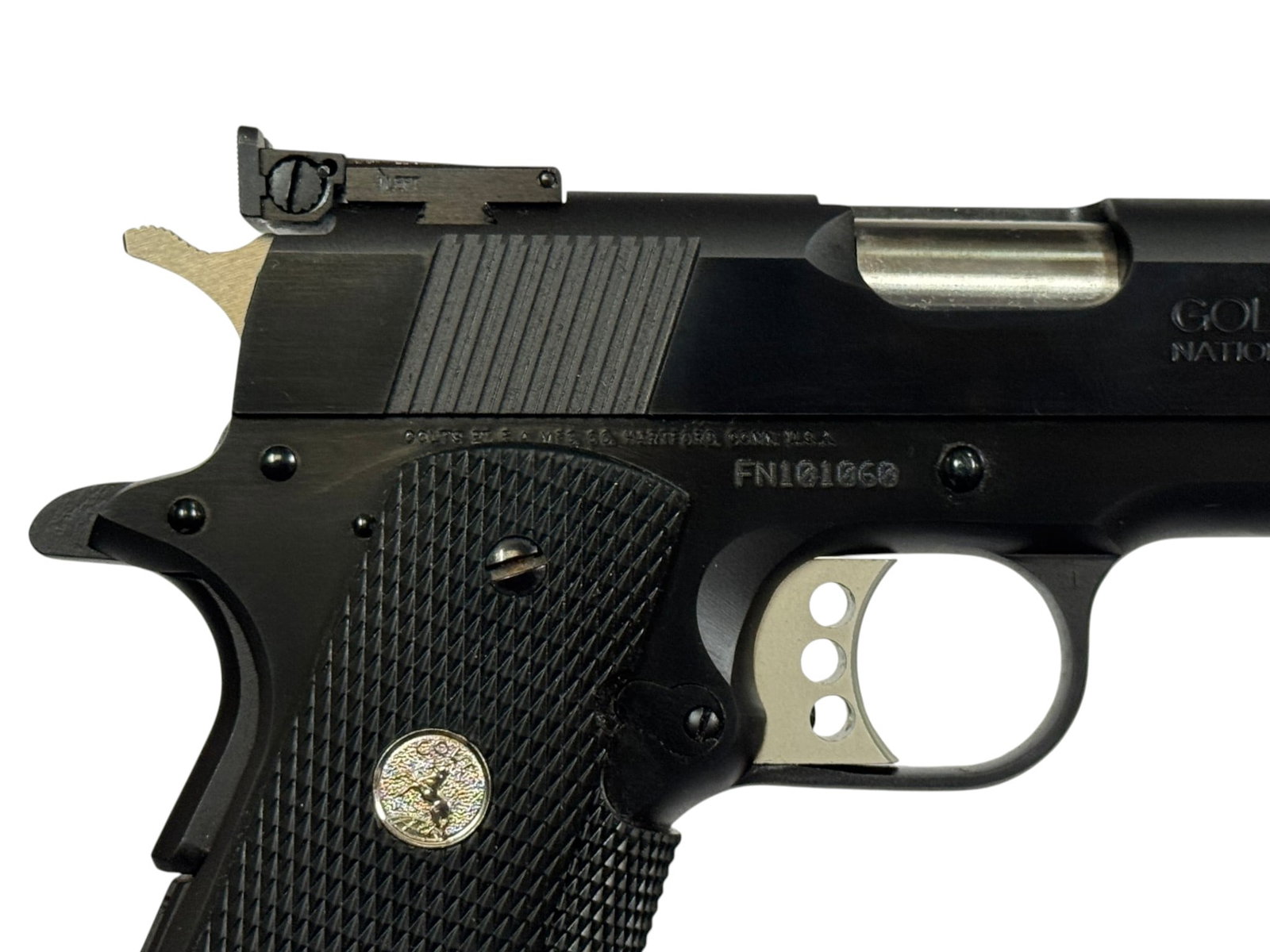 LNIB Colt 1911 National Match Gold Cup Series 80 .45 ACP Pistol w/ Original Box & 3 Mags - 6