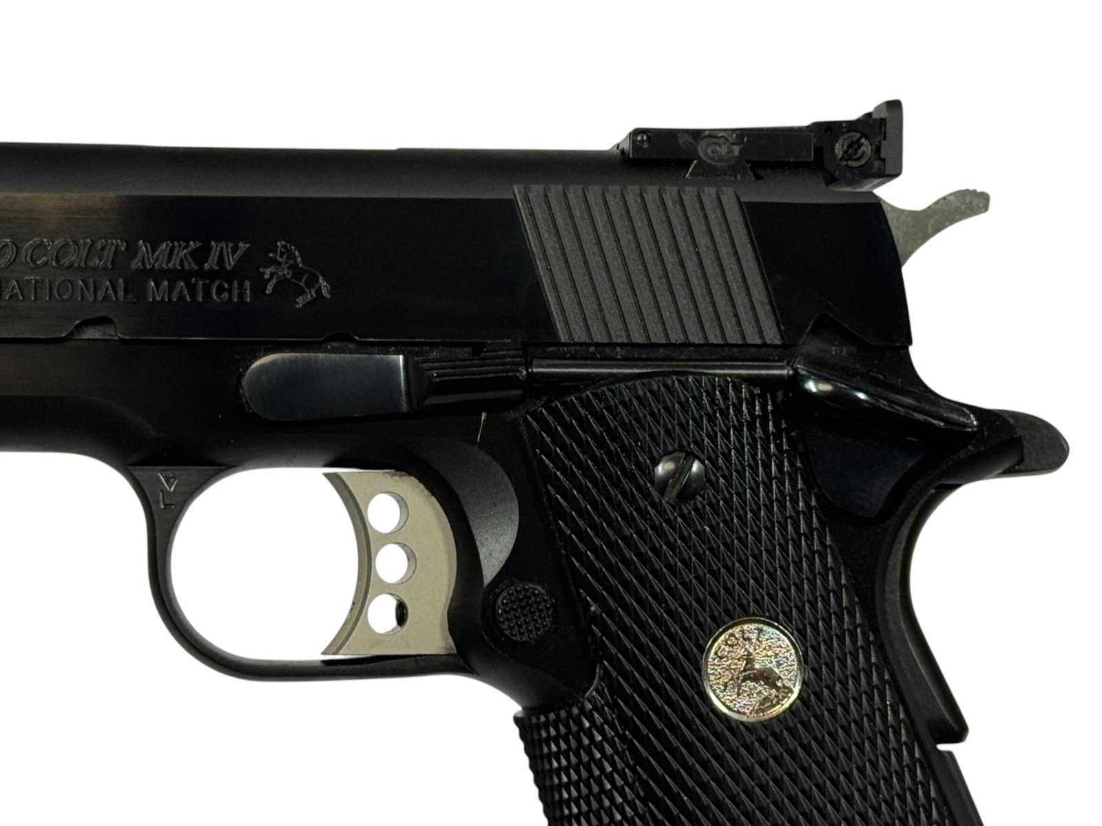 LNIB Colt 1911 National Match Gold Cup Series 80 .45 ACP Pistol w/ Original Box & 3 Mags - 9