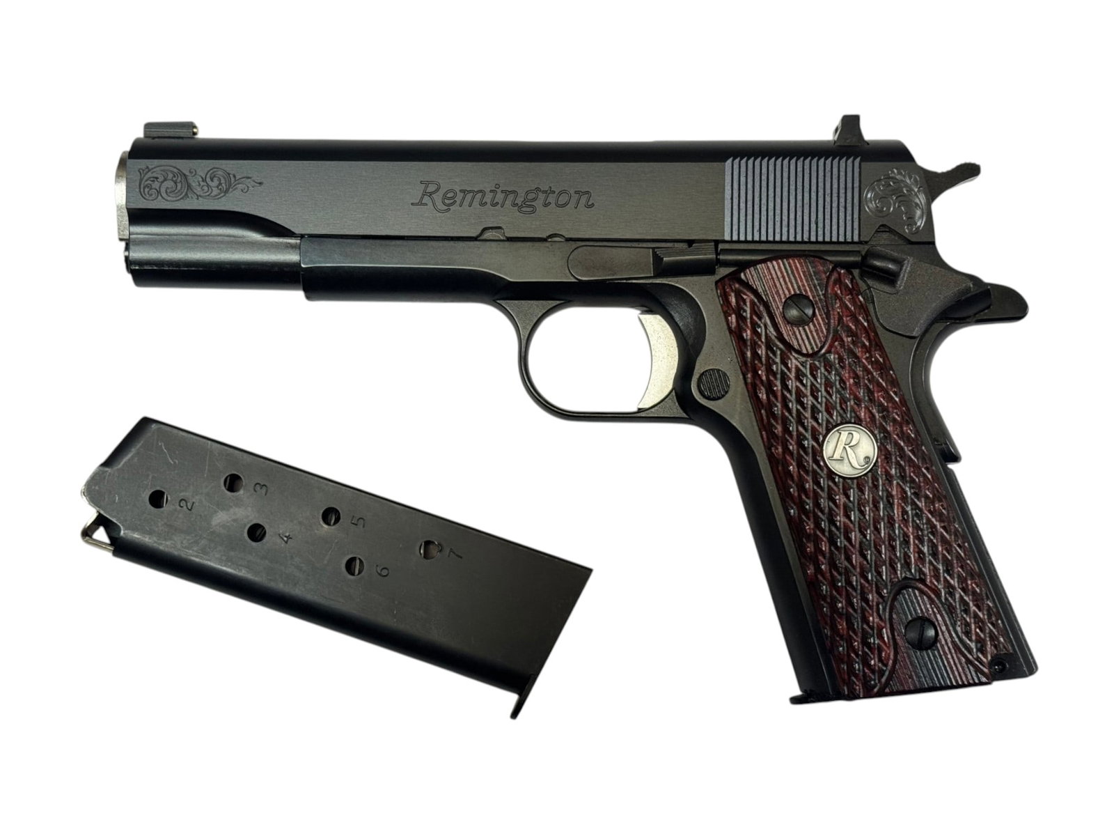 Excellent Remington Centennial Model 1911 R1 .45 ACP Semi-Automatic Pistol w/ 2 Mags (1 of 16)