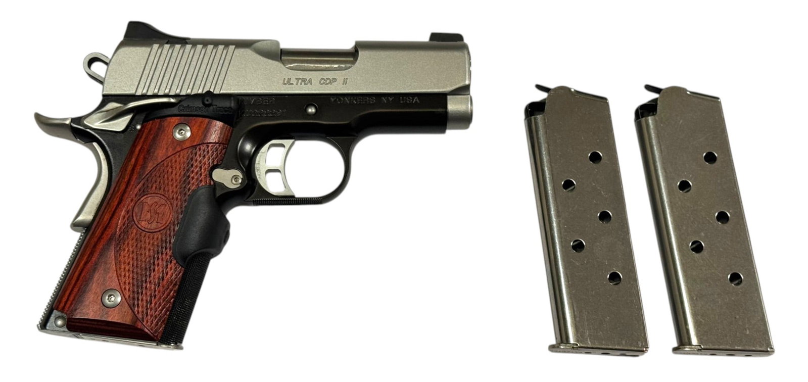 Excellent Kimber Ultra CDP II .45 ACP Compact Pistol w/ 3 Mags & Lasergrip - 2