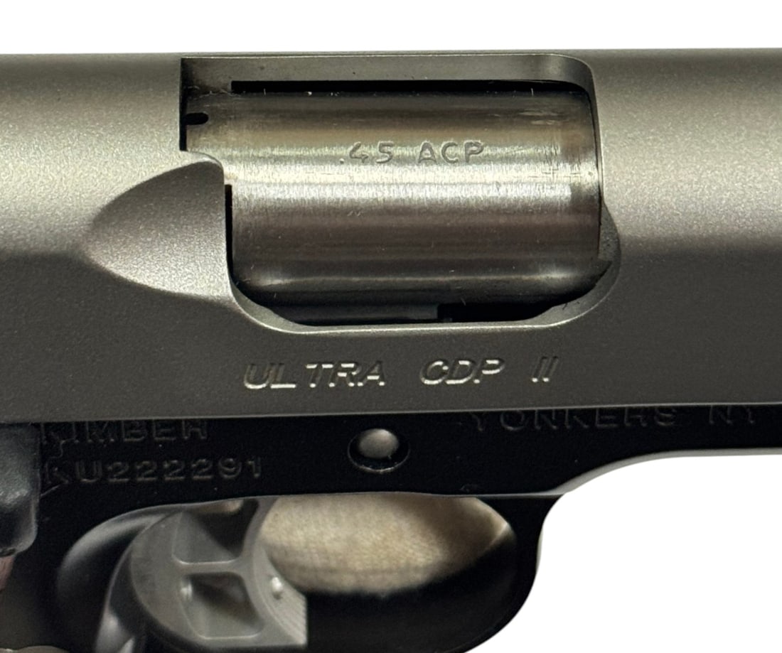 Excellent Kimber Ultra CDP II .45 ACP Compact Pistol w/ 3 Mags & Lasergrip - 8