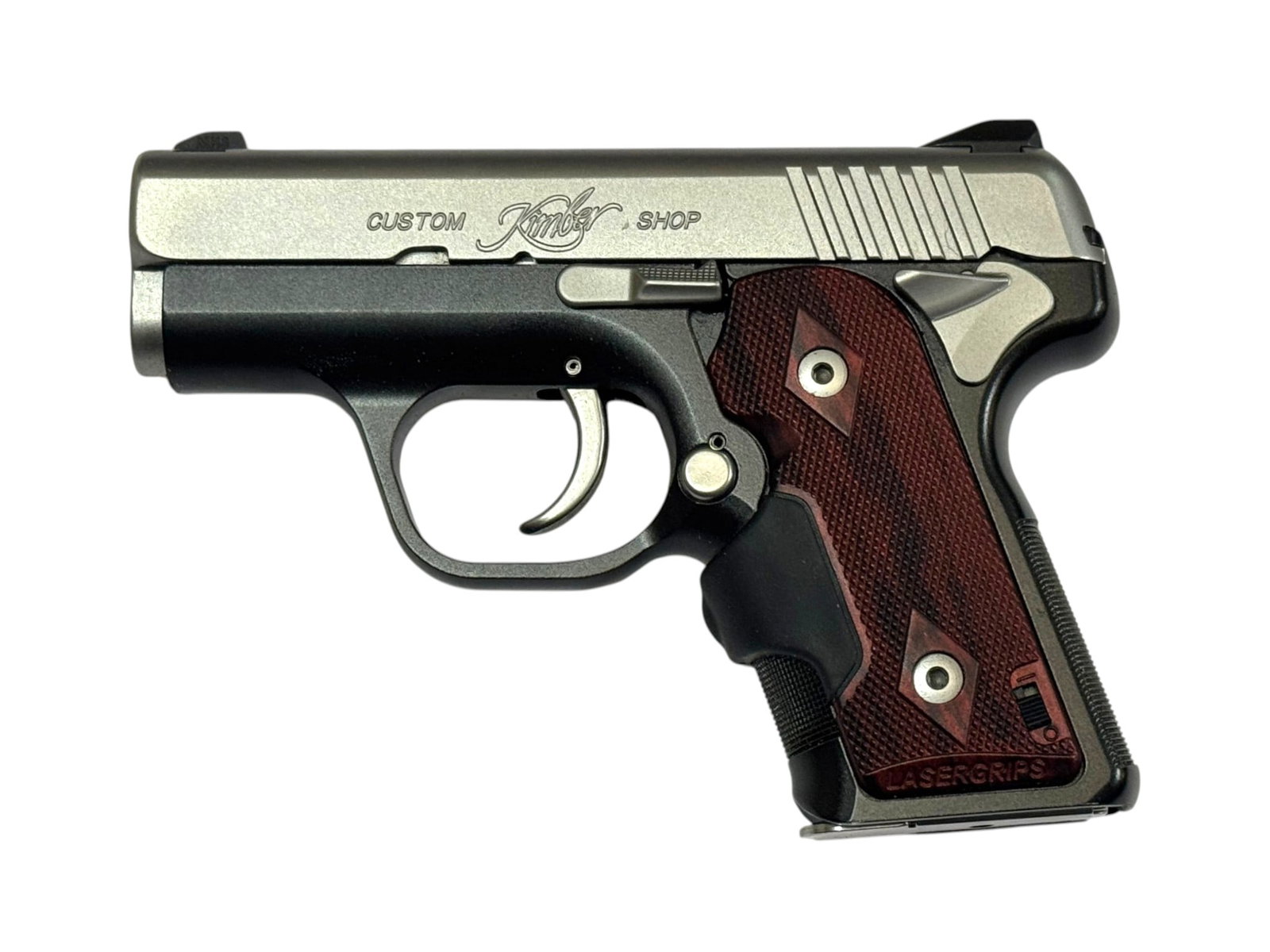 Excellent Kimber Solo CDP Semi-Automatic 9mm Compact Pistol with Lasergrip: S#: 51153710 | 2.7” Barrel | Compact striker-fired 9mm pistol in premium CDP configuration with two-tone finish and grip attached laser | Comes with (1) 6-Round Factory Magazine |||| CONDITION: