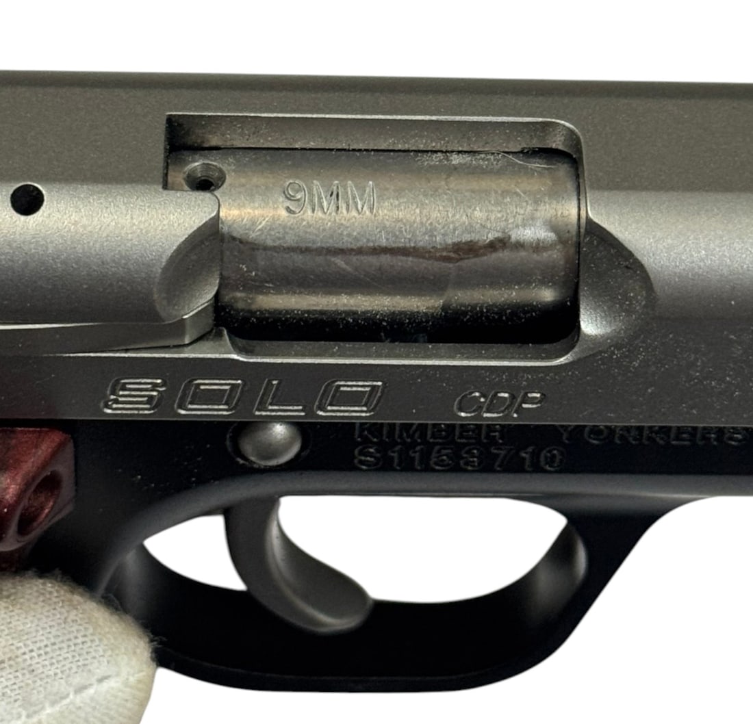 Excellent Kimber Solo CDP Semi-Automatic 9mm Compact Pistol with Lasergrip - 7
