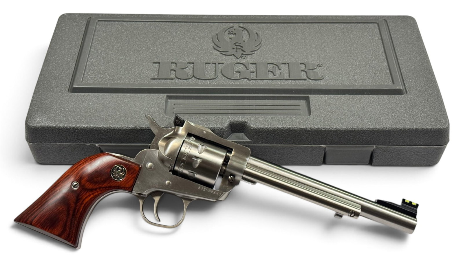 LNIB 2013 Ruger Model Single-Nine .22 WMRF 6.5” Stainless Revolver in Original Box - 2