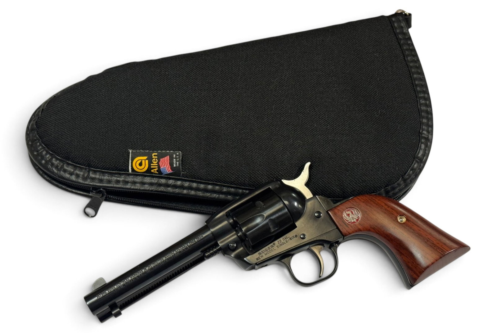 Excellent 2003 Ruger 50th Anniversary Model Single-Six .22 LR Blued 4.75” Revolver w/ Case (1 of 19)