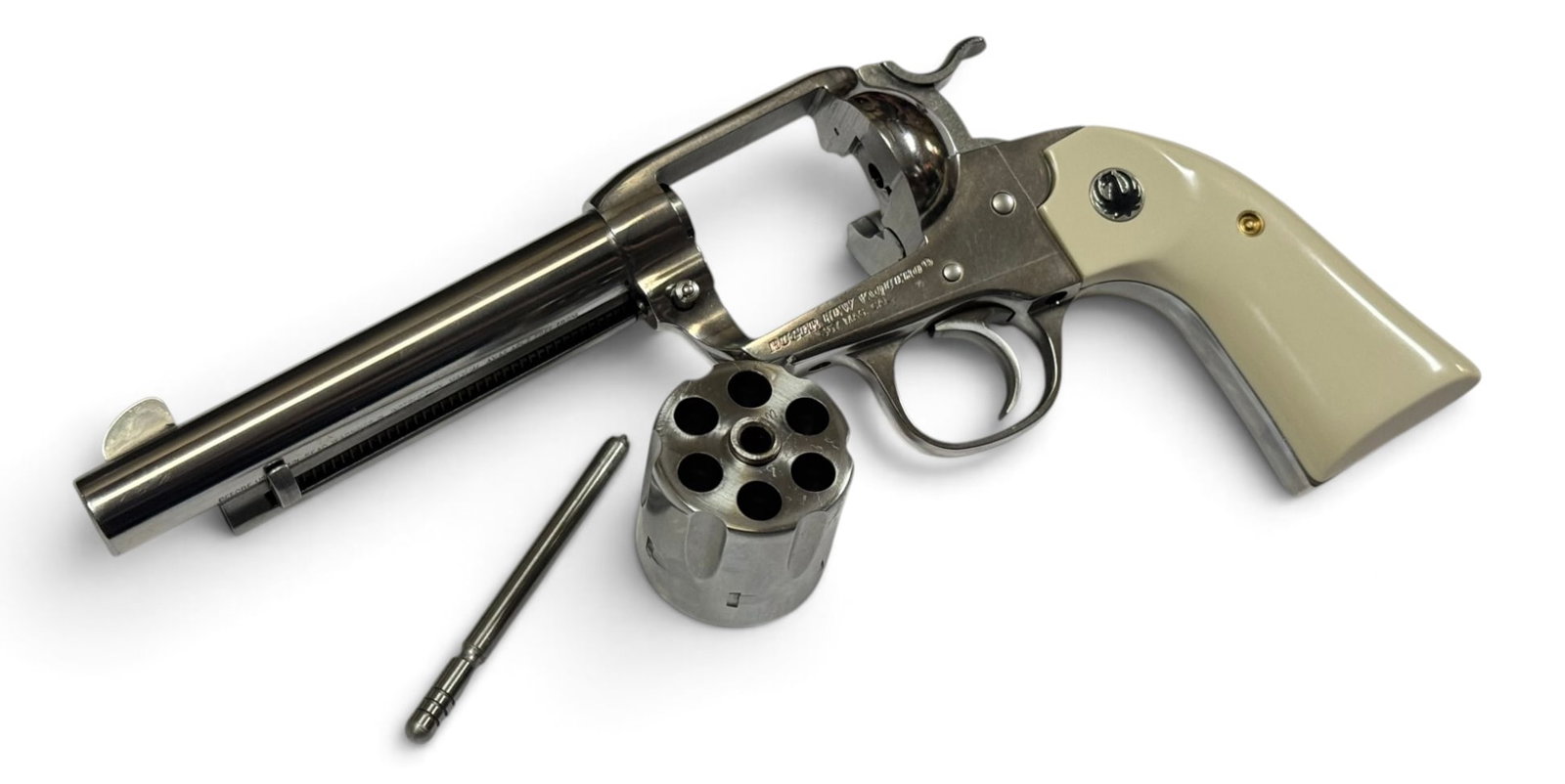 LNIB 2013 Ruger New Vaquero .357 MAG. High Gloss Stainless Revolver in Case  - 10