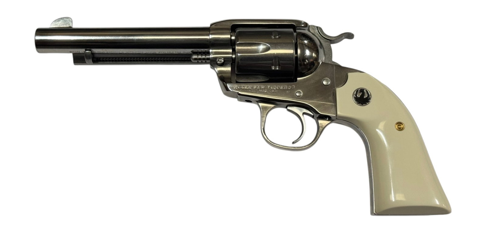 LNIB 2013 Ruger New Vaquero .357 MAG. High Gloss Stainless Revolver in Case  - 6