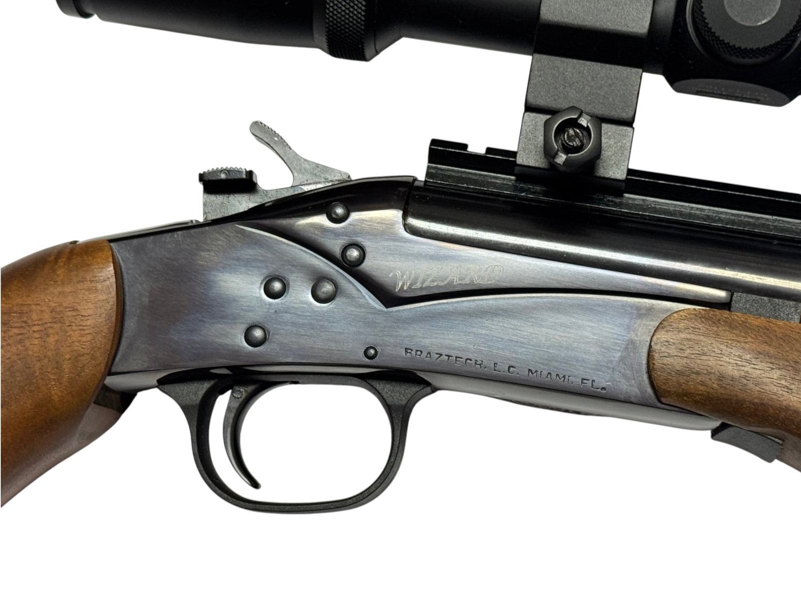 Excellent Rossi Wizard .22-250 REM. Single-Shot Rifle with Burris Scope - 10