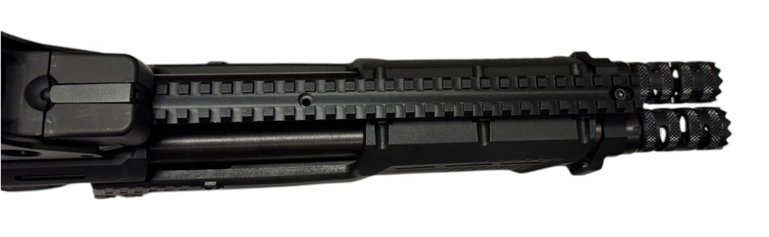 Excellent Standard Manf. DP-12 Double Barrel 12 GA. Shotgun w/ Holographic Sight & Breacher Chokes - 11