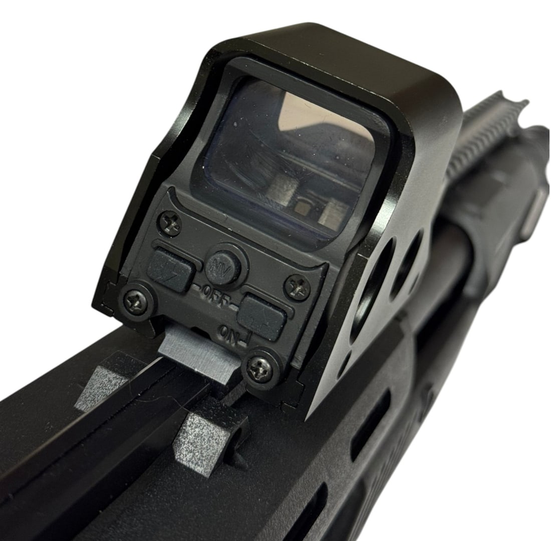 Excellent Standard Manf. DP-12 Double Barrel 12 GA. Shotgun w/ Holographic Sight & Breacher Chokes - 12