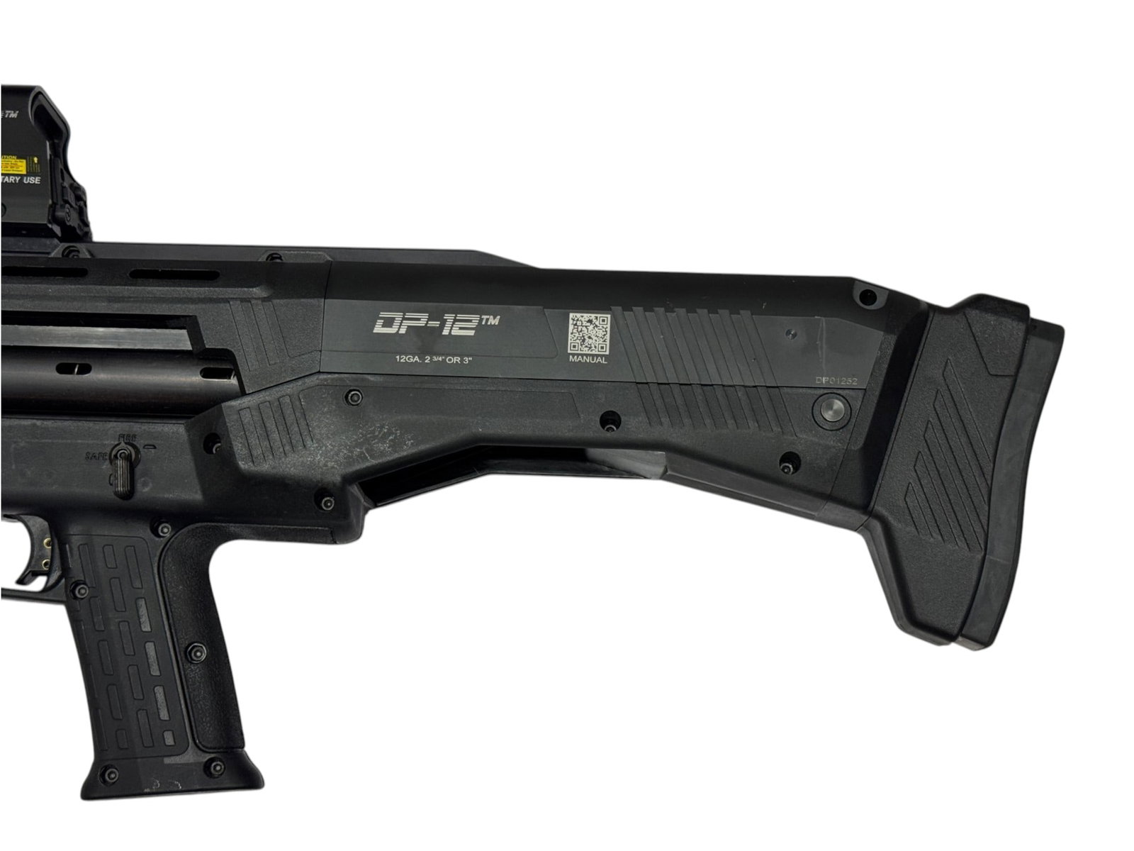 Excellent Standard Manf. DP-12 Double Barrel 12 GA. Shotgun w/ Holographic Sight & Breacher Chokes - 3