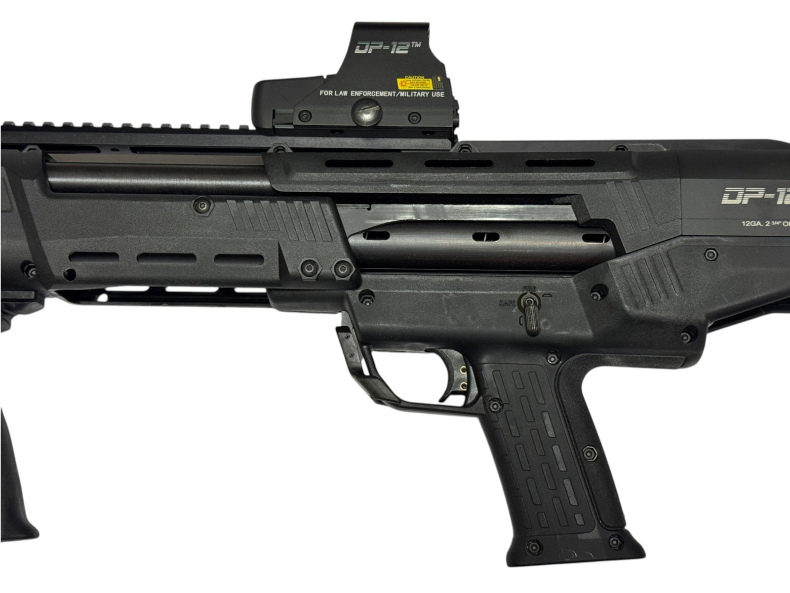 Excellent Standard Manf. DP-12 Double Barrel 12 GA. Shotgun w/ Holographic Sight & Breacher Chokes - 4