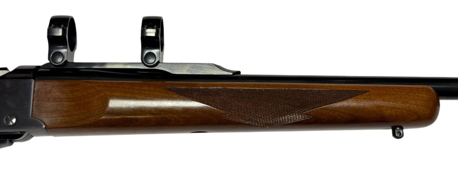 Excellent 1981 Ruger No.1 .22-250 REM. Single-Shot Falling Block Rifle w/ Factory 30mm Scope Rings - 16