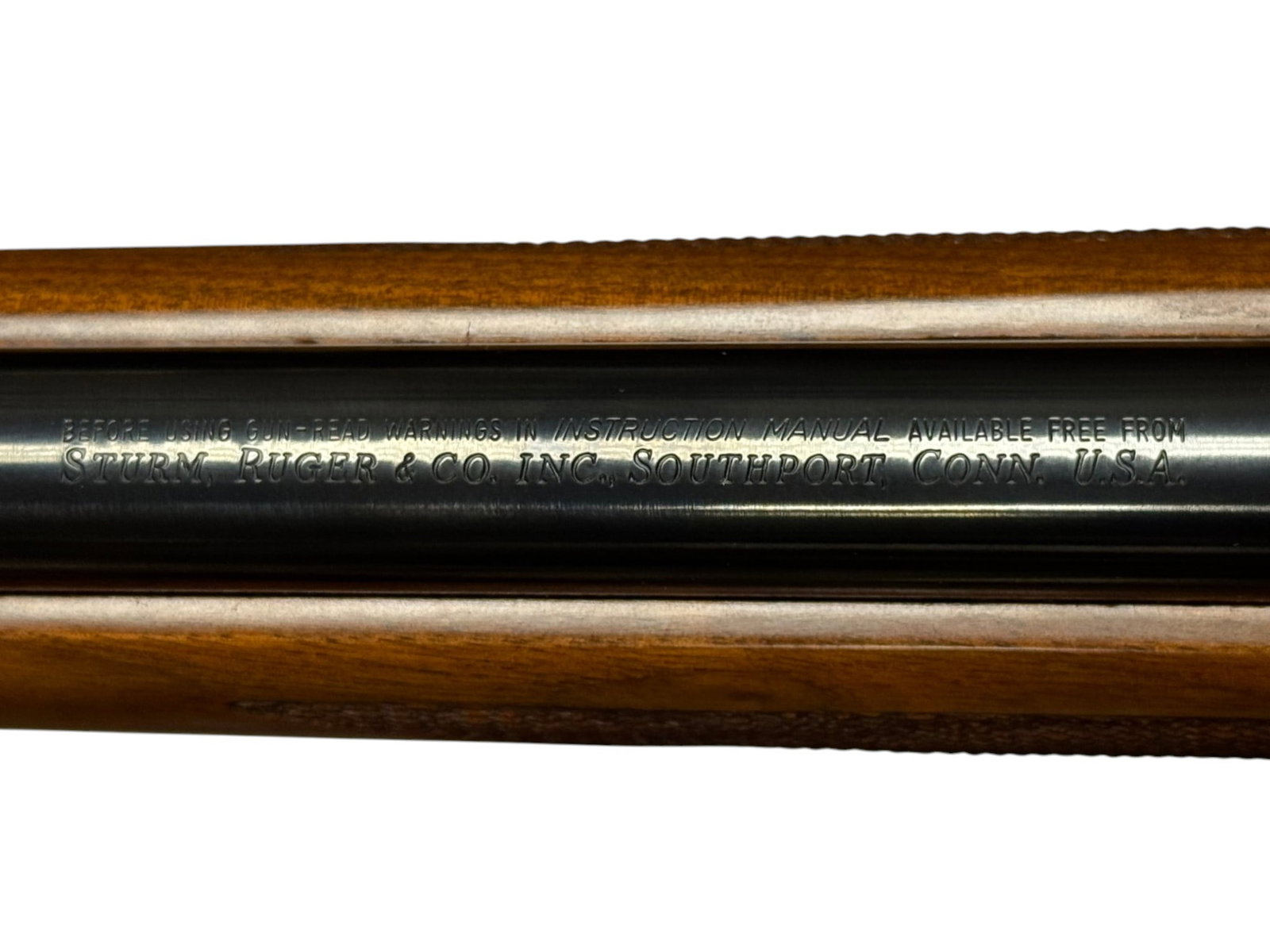 Excellent 1981 Ruger No.1 .22-250 REM. Single-Shot Falling Block Rifle w/ Factory 30mm Scope Rings - 7