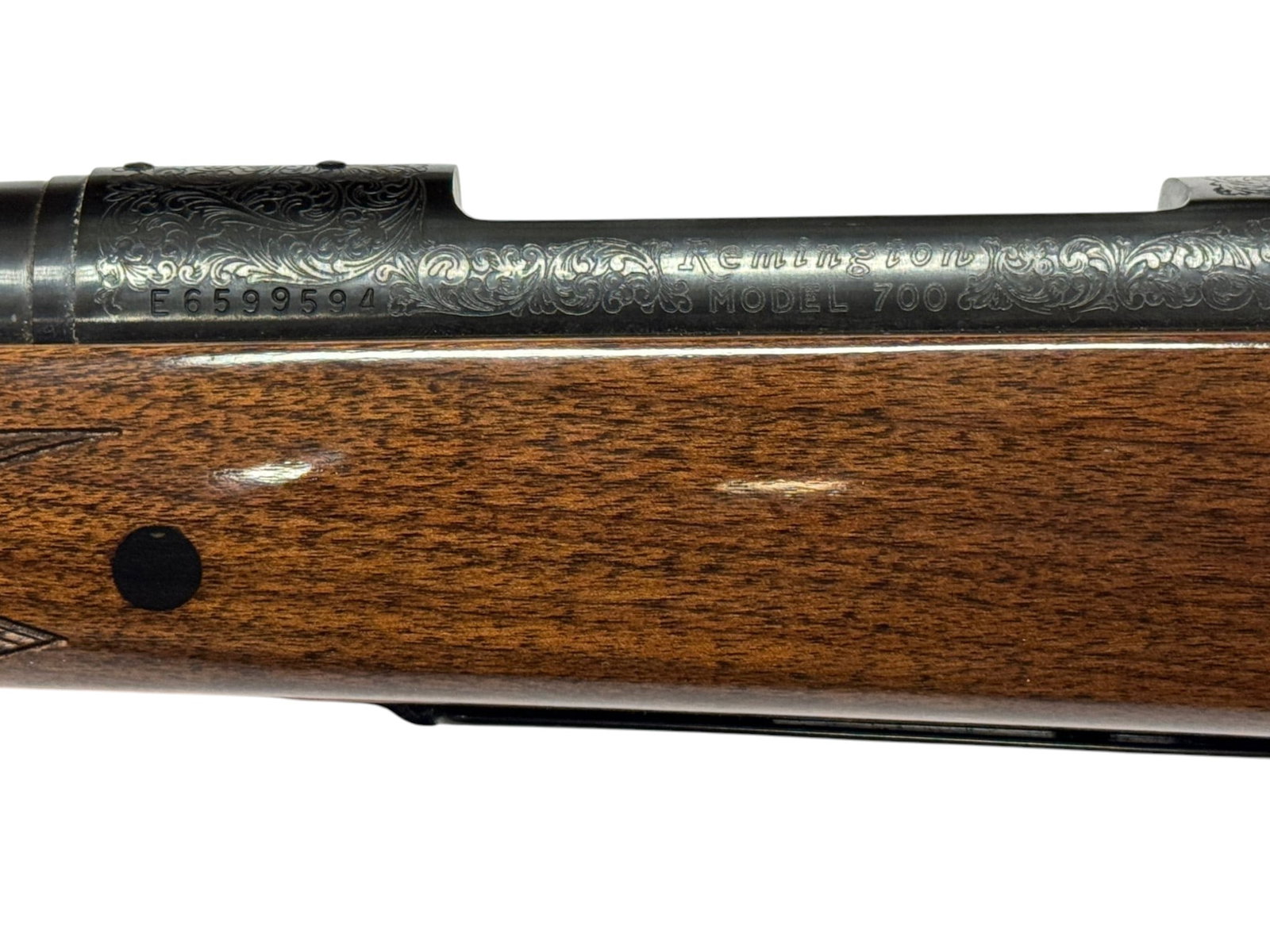 Excellent Remington Model 700 BDL Custom Deluxe Engraved .338 REM. ULTRA MAG. Bolt Action Rifle - 4