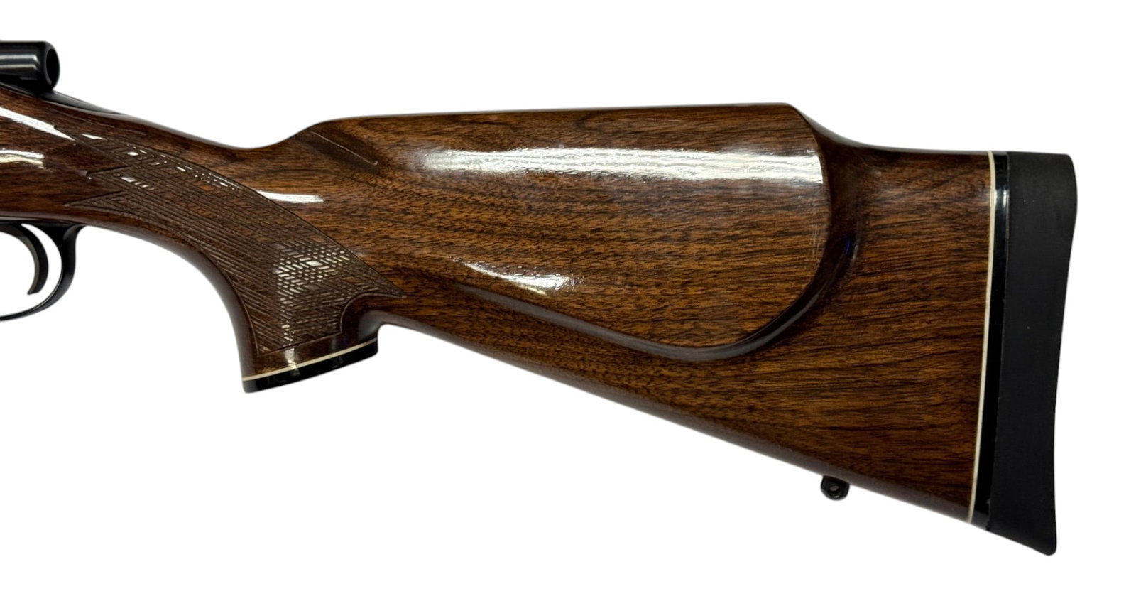Excellent Remington Model 700 BDL Custom Deluxe Engraved .338 REM. ULTRA MAG. Bolt Action Rifle - 9