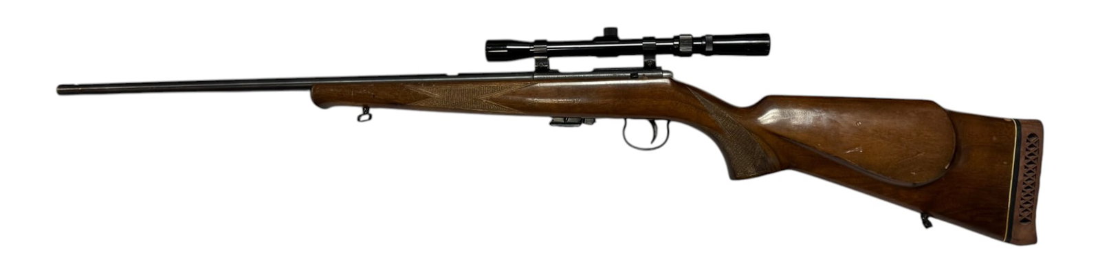 1971 Anschutz Model 1400 .22 LR Bolt Action Rifle with Scope (1 of 20)