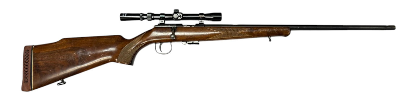1971 Anschutz Model 1400 .22 LR Bolt Action Rifle with Scope - 2