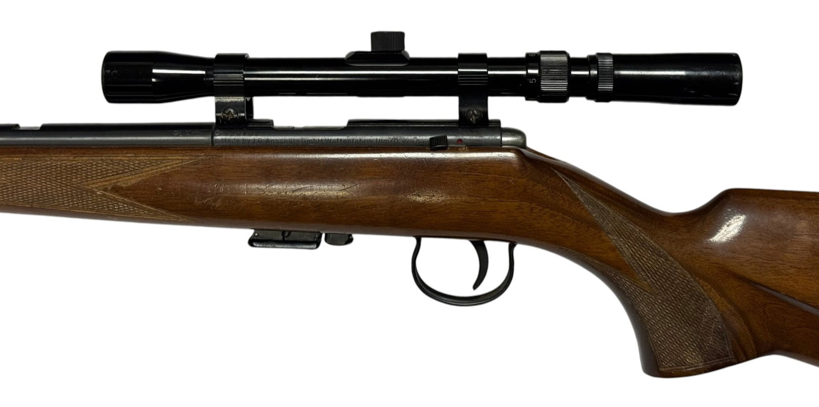 1971 Anschutz Model 1400 .22 LR Bolt Action Rifle with Scope - 9