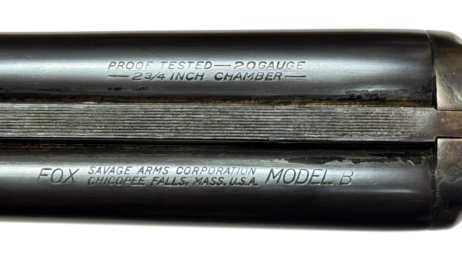 Excellent 1950 Fox/Savage Model B 20 GA. SXS Double Barrel Shotgun - 11
