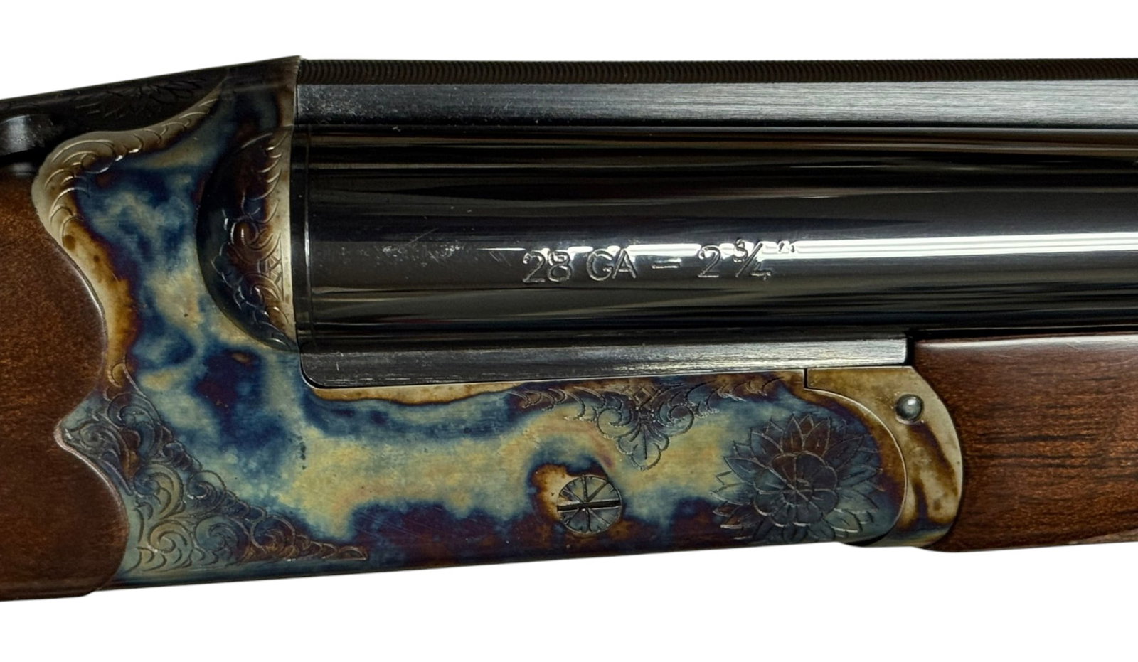 Excellent Dickinson Estate Series 28 GA. SXS Double Barrel Shotgun w/ English Straight Stock - 5