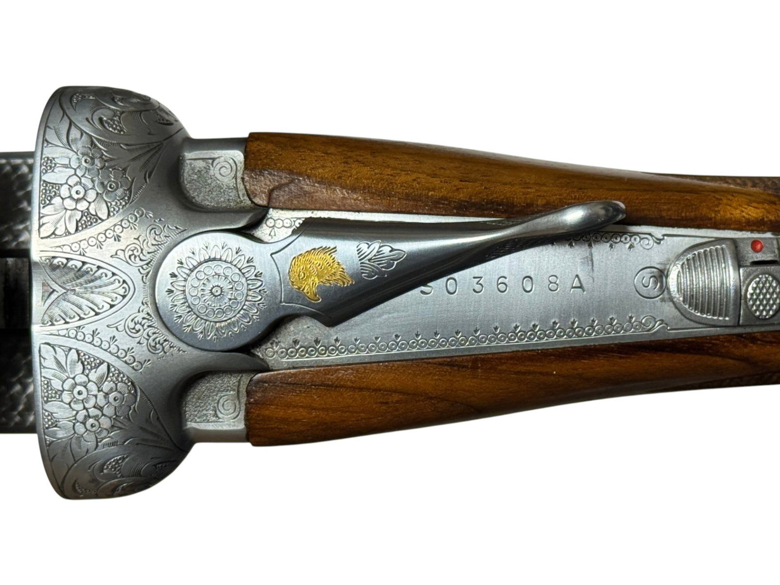 Excellent Beretta Silver Hawk Model 470 12 GA. SXS Double Barrel Shotgun - 17