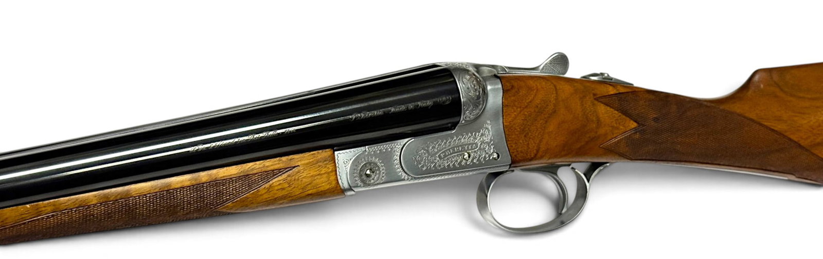Excellent Beretta Silver Hawk Model 470 12 GA. SXS Double Barrel Shotgun (1 of 20)