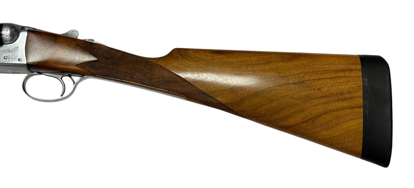 Excellent Beretta Silver Hawk Model 470 12 GA. SXS Double Barrel Shotgun - 4