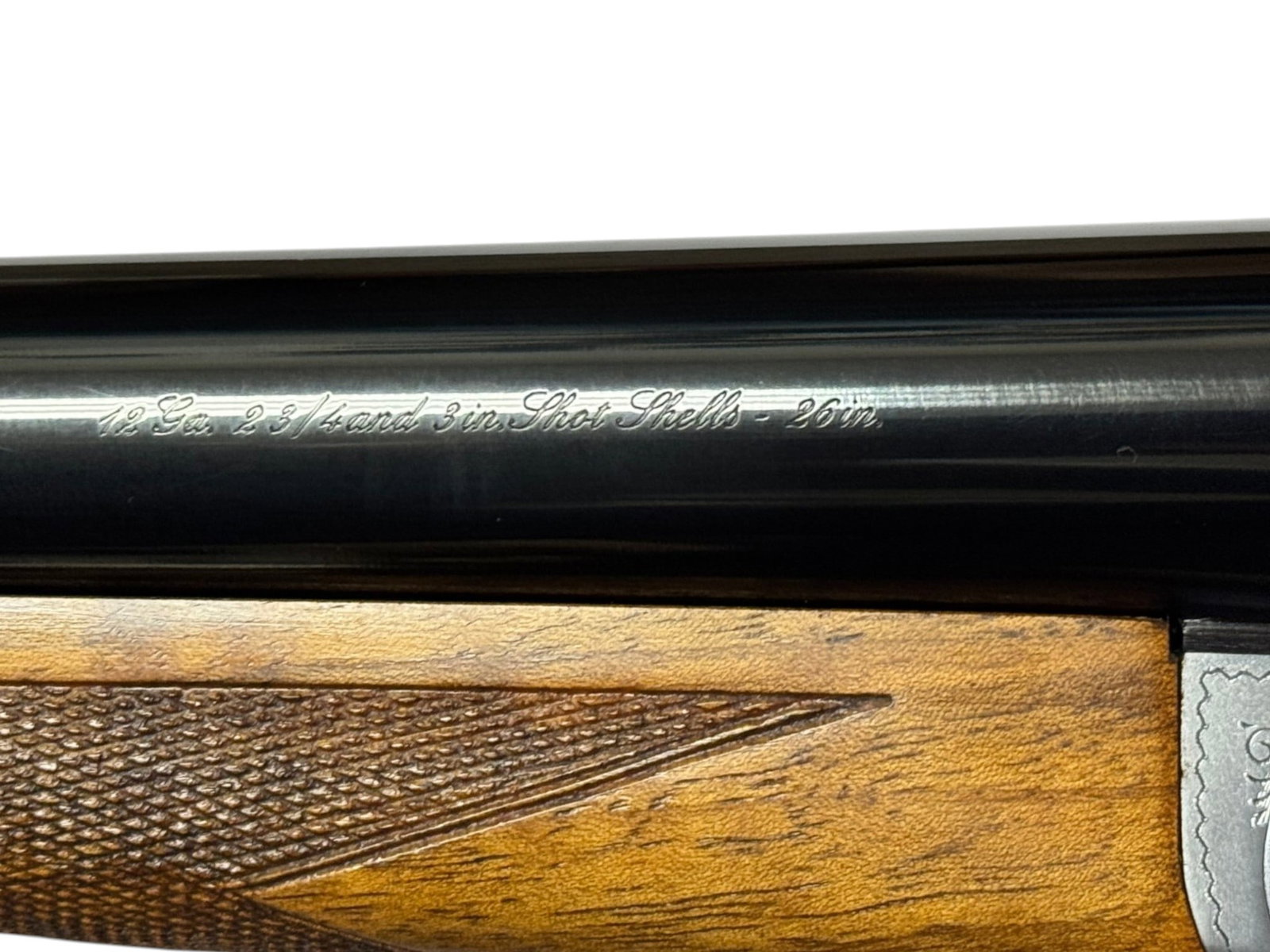 Excellent Beretta Silver Hawk Model 470 12 GA. SXS Double Barrel Shotgun - 8