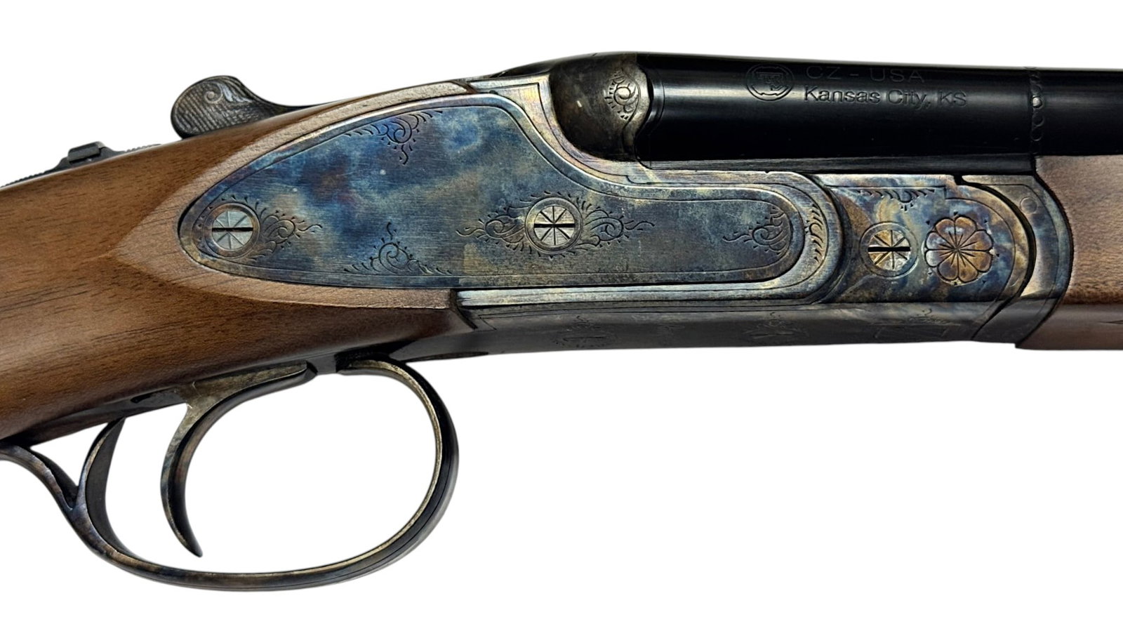 Excellent CZ RINGNECK .410 GA. SXS Double Barrel Shotgun - 4