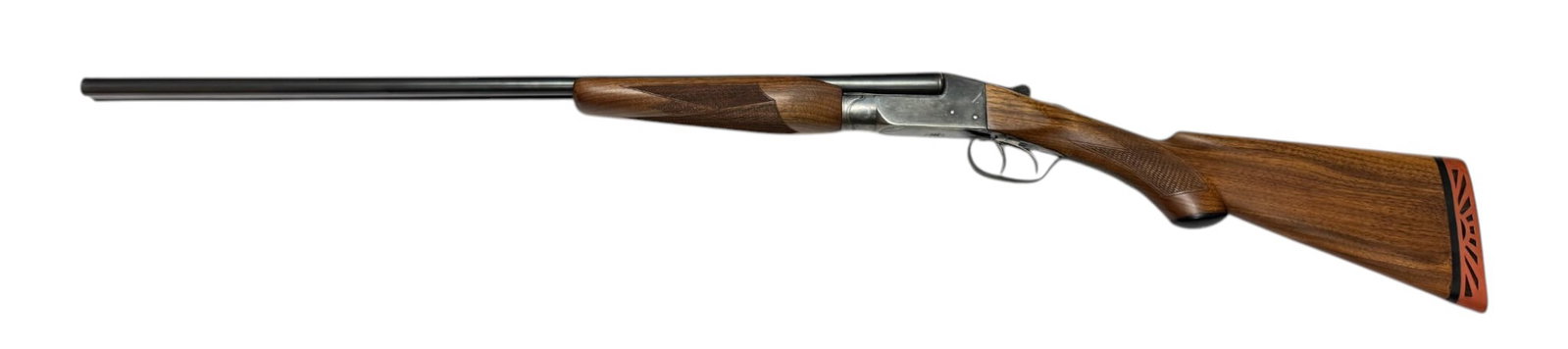 Early 1913 Ithaca No. 1-1/2 Grade Flues Model 28 GA. Hammerless SXS Double Barrel Shotgun: S#: 232679, matching | Mfg. Date: 1913 | 26” Krupp Fluid Steel Barrels with solid rib and straight extension | 14.25" LOP | Dual ivory bead sights | Early Flues Model double in desirable 28 GA. 