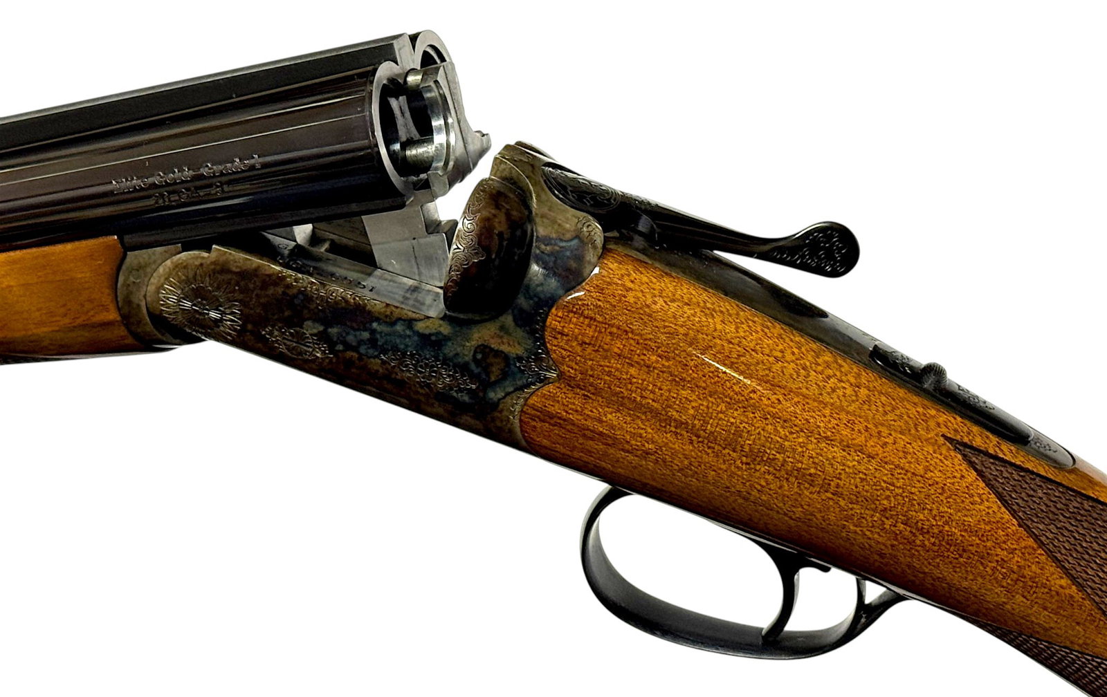Excellent Smith & Wesson Elite Gold Grade I 20 GA. SXS Double Barrel Shotgun - 11