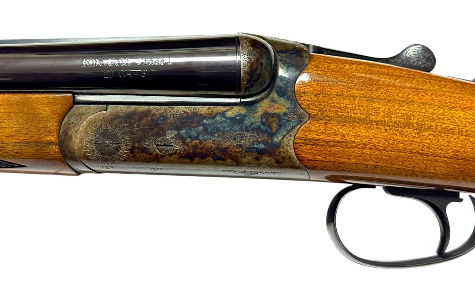 Excellent Smith & Wesson Elite Gold Grade I 20 GA. SXS Double Barrel Shotgun - 4
