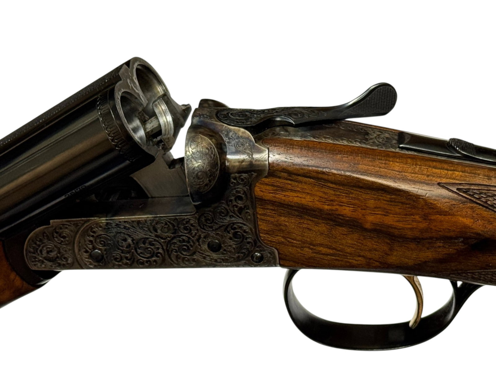 Excellent FAUSTI Model DEA 28 GA. SXS Double Barrel Lightweight Fancy Shotgun w/ Straight Stock - 10